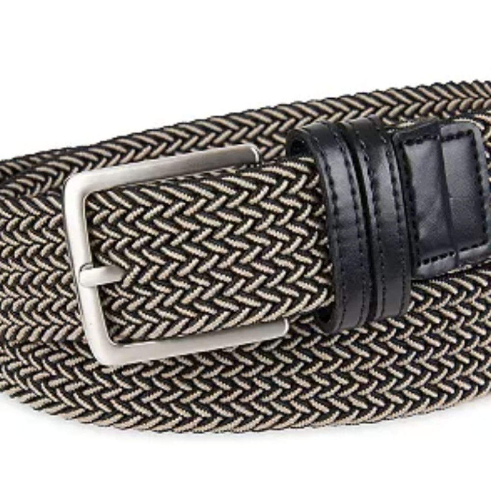 Dockers JAEI Braided Stretch Belt Size L (38-40)